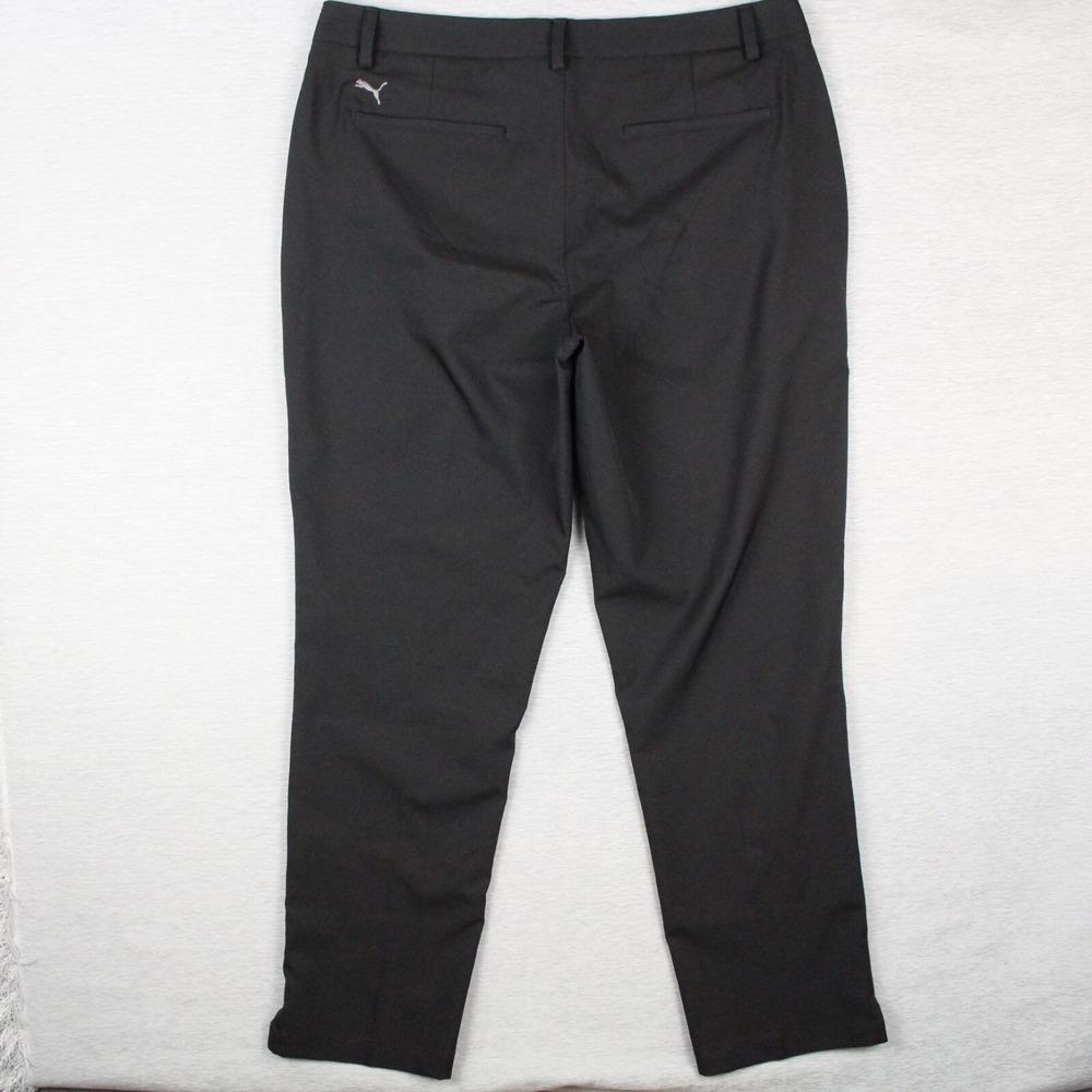 Puma Golf Pants Mens Size 36x30 Black Essential Pounce Polyester - Picture 3 of 10
